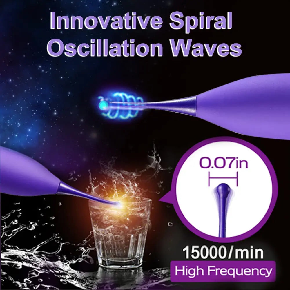 Mini Clitoris G Spot Vibrator for Women, 3 Attached Silicone Heads, Penis Clitoral Stimulator Wand 10 Vibrations Dildo Sex Toys 18