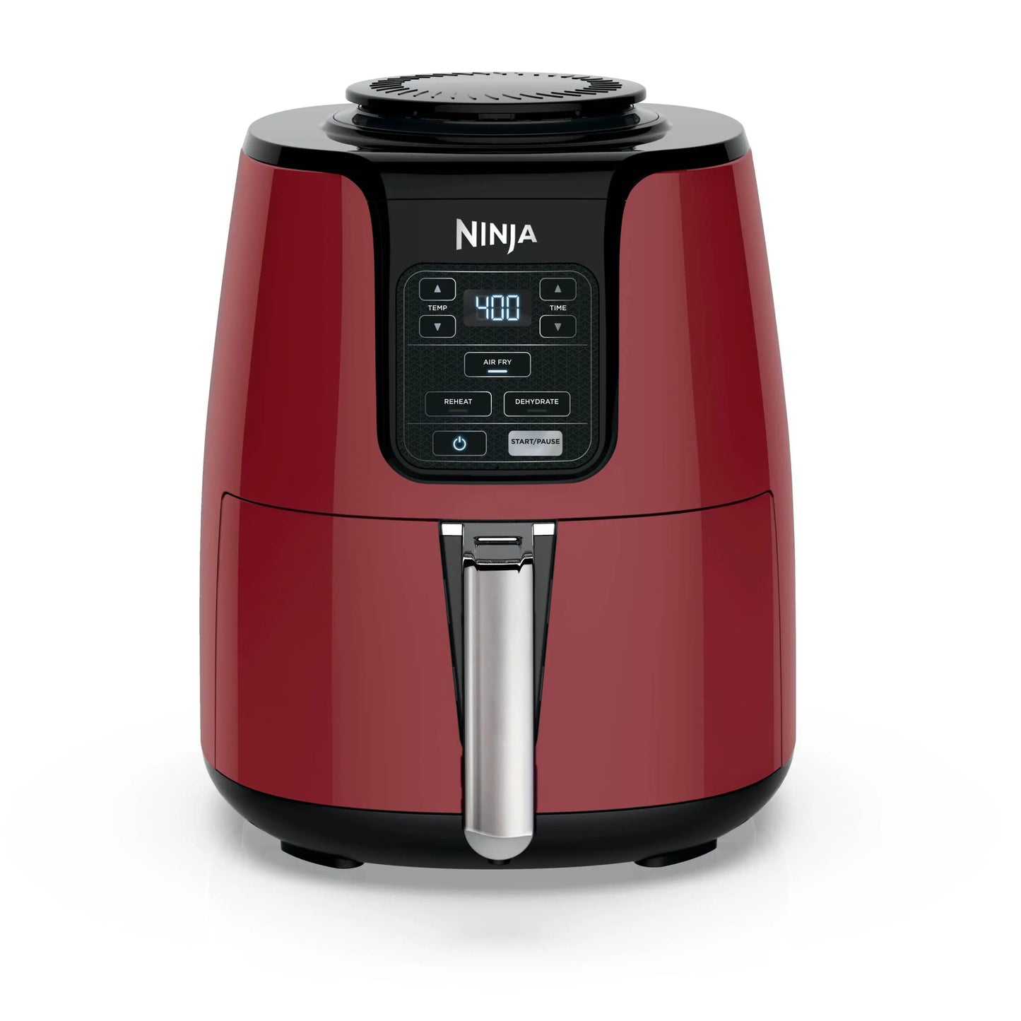4 Qt Air Fryer, Nonstick Basket with Crisper Plate, 1550 Watts, Black
