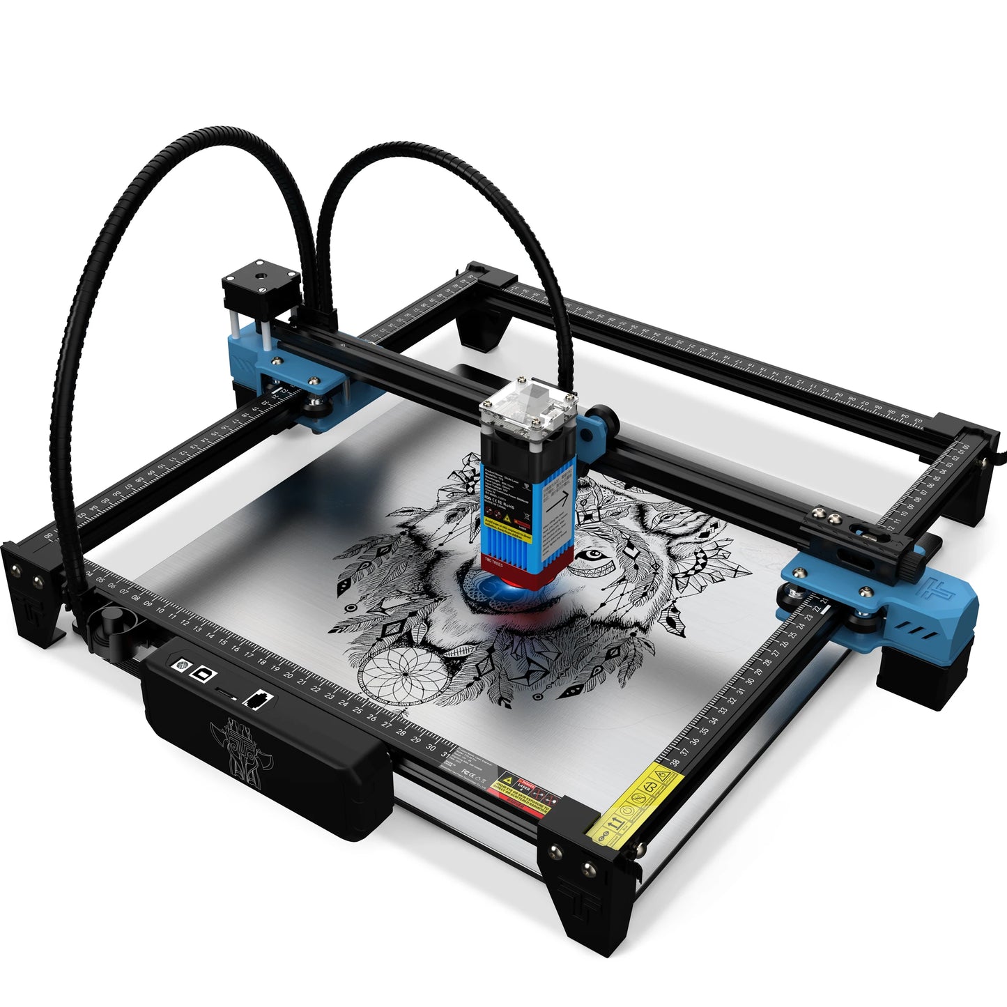 TTS-55 40W Laser Engraver Machine DIY Frame Fast High Precision Cut For Metal Wood Stainless Steel Cutter TTTS-10 PRO