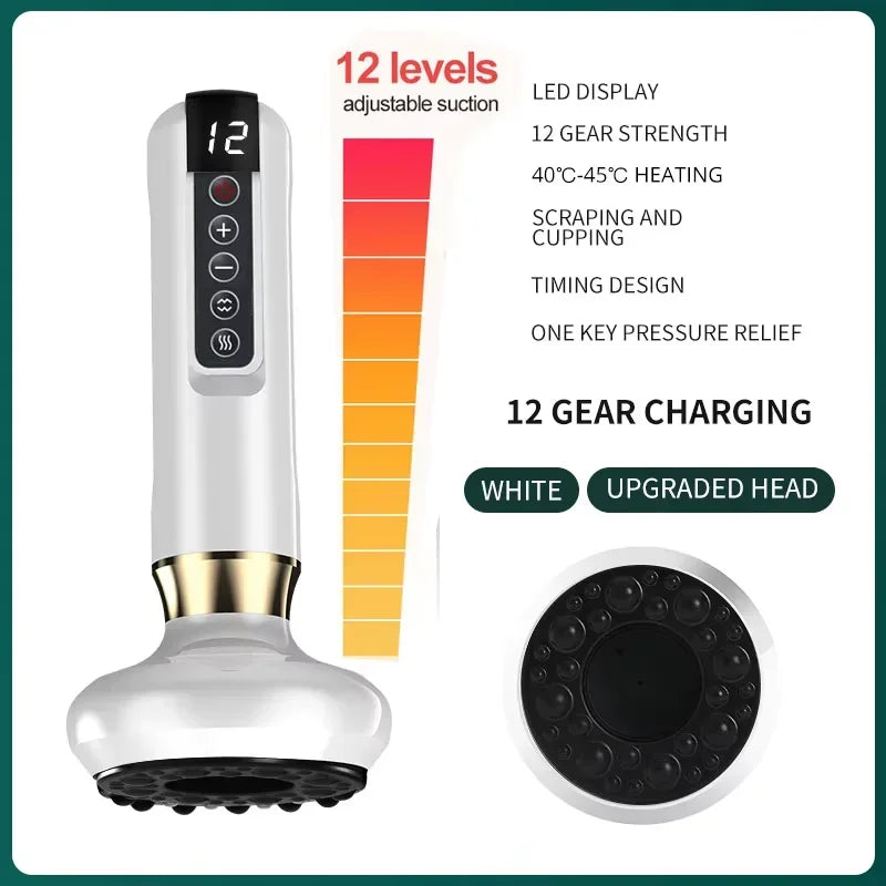 New Electrical dredging meridian cupping device, intelligent vacuum, negative pressure, household electric heating