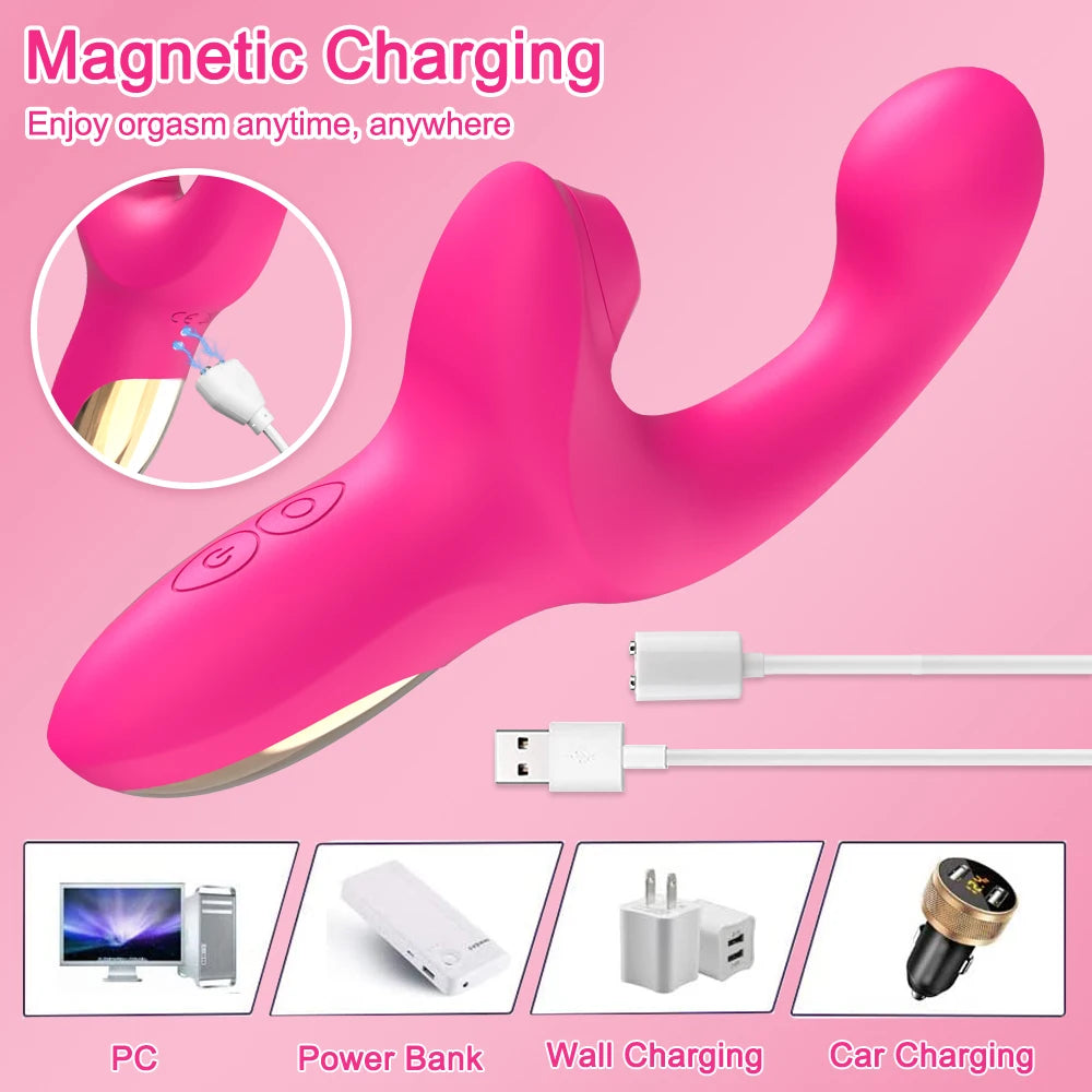 20 Modes, Finger Wiggle, G-Spot Vibrator for Women, Clitoris Sucker Vagina Massager, Female Masturbation Sex Toy for Women