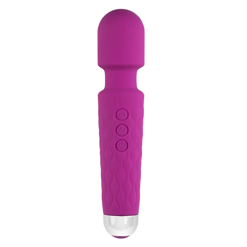 Vibrator for Women – 360° Bendable Rechargeable, 8-Speed and 20 Mode Silicone Wand for Clitoris & G-Spot Stimulation