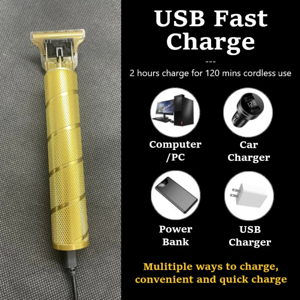 Clipper Electric Hair Trimmer for men, Electric shaver professional, Men's Hair cutting machine, Wireless barber trimmer
