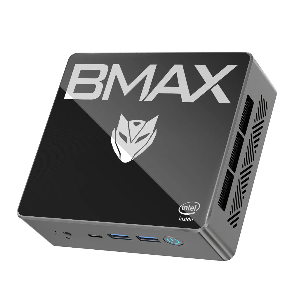 Mini PC Windows 11 PC Intel N100 16GB DDR4 512GB SSD 2*HDMI 1*Type-C Supports 4K@60Hz 750MHz Intel UHD Graphics