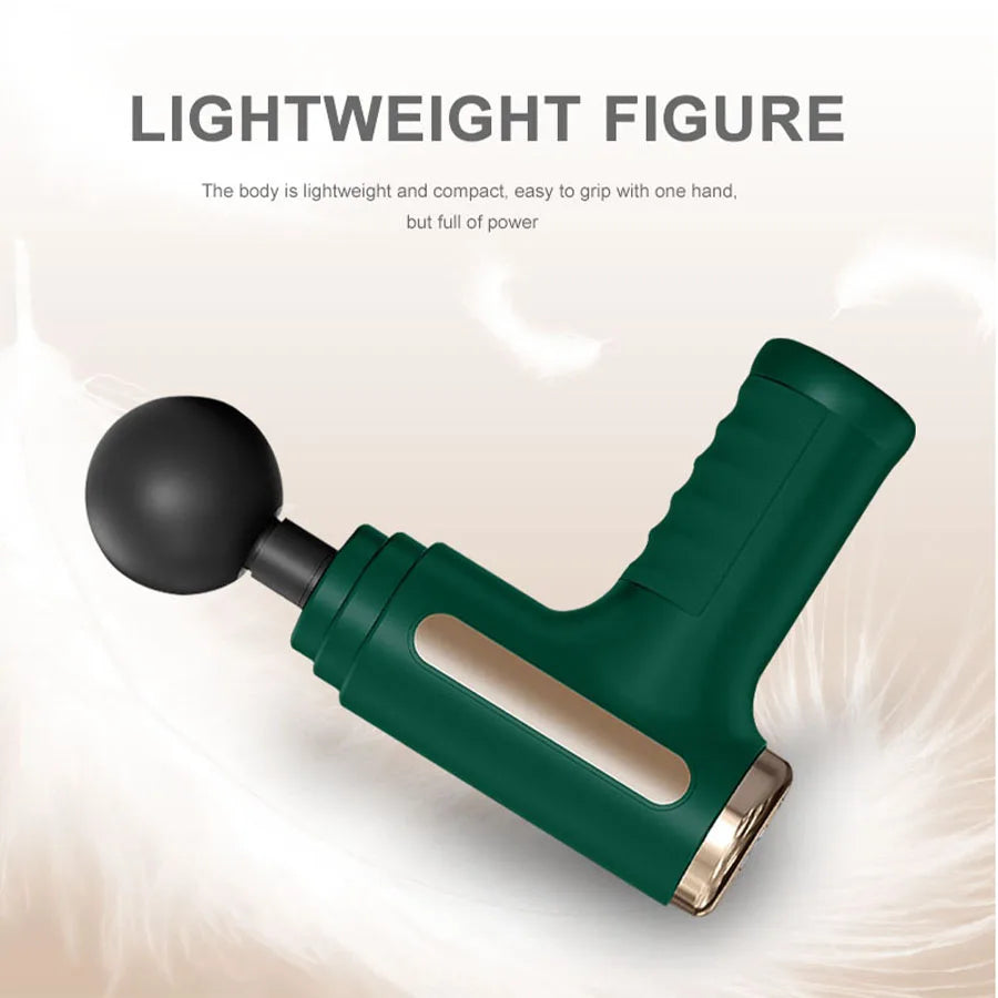 Electric Massage Gun Deep Tissue Facial Massgaer 8 Heads Arms Back Leg Muscle Relaxing For Body Back Arm Sport Fitness