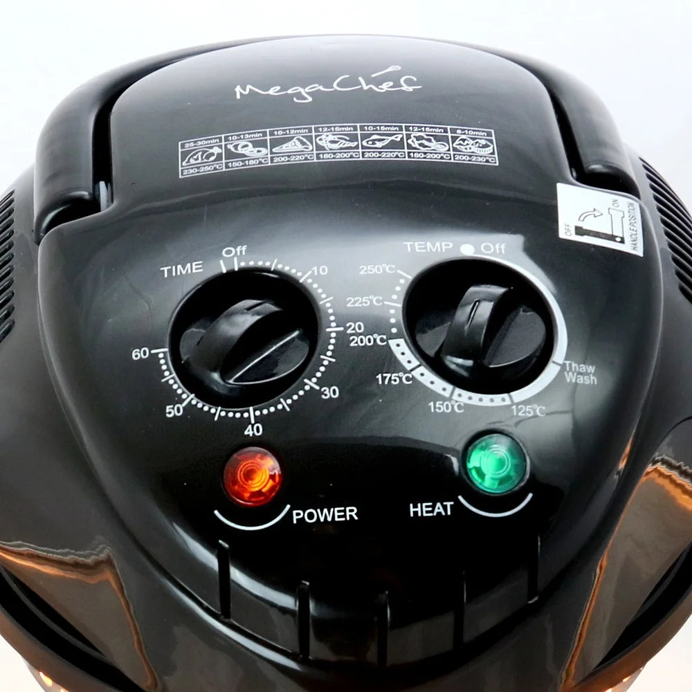 Oil Free Halogen Oven Air Fryer Rotisserie Roaster 14.25 Inch Multifunctional Countertop Cooking Appliance Automatic Shut Off