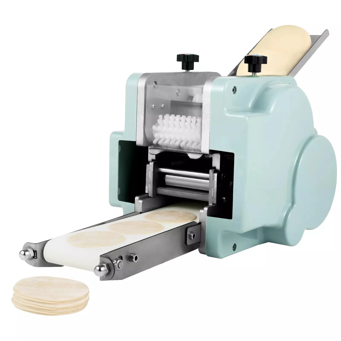 Commercial Auto Dumpling Skin Machine - 40pcs/Min Wrapper Maker, 3.15” Ravioli Mold