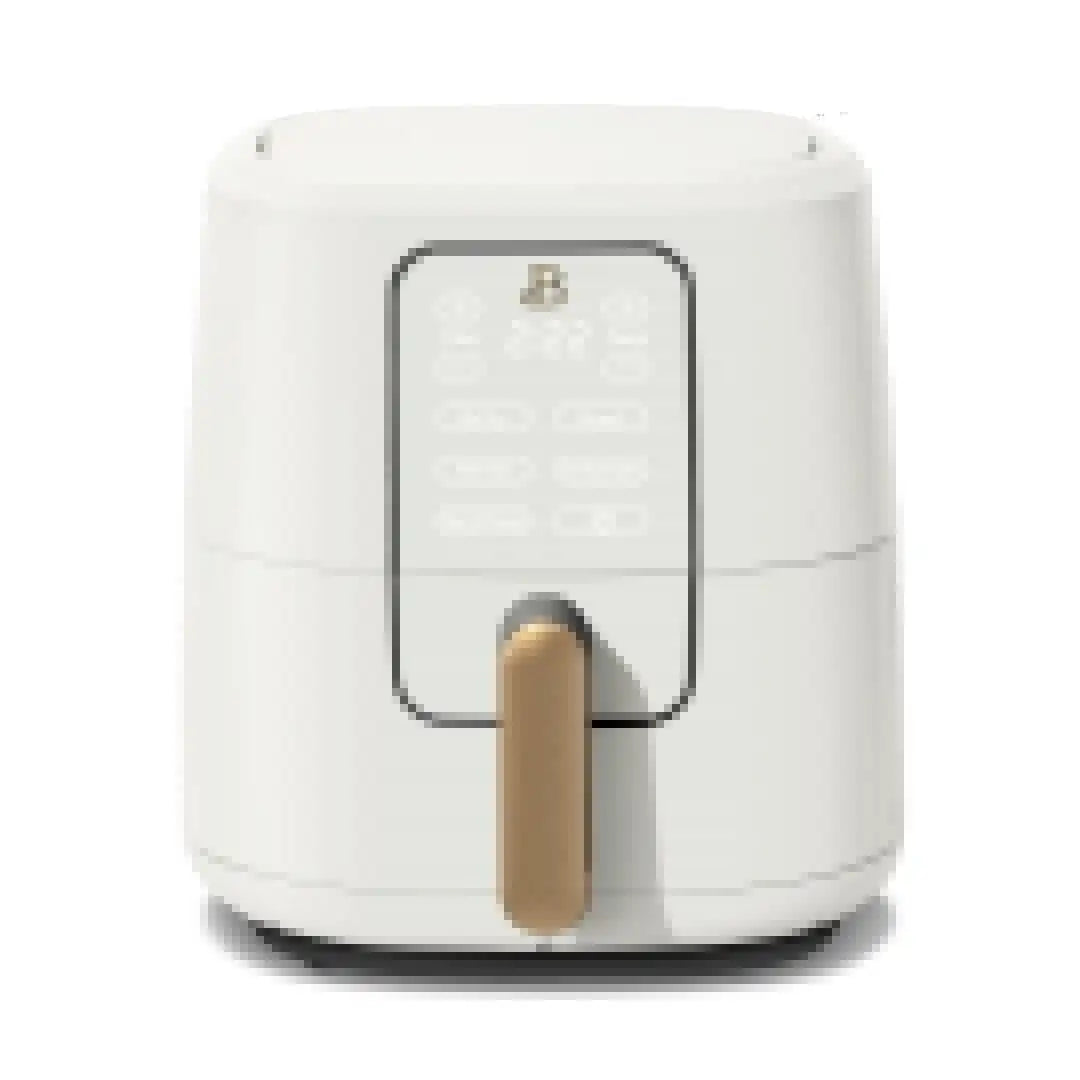 Beautiful 6 Qt Air Fryer with TurboCrisp Technology and Touch-Activated Display, Black Sesame by Drew Barrymore