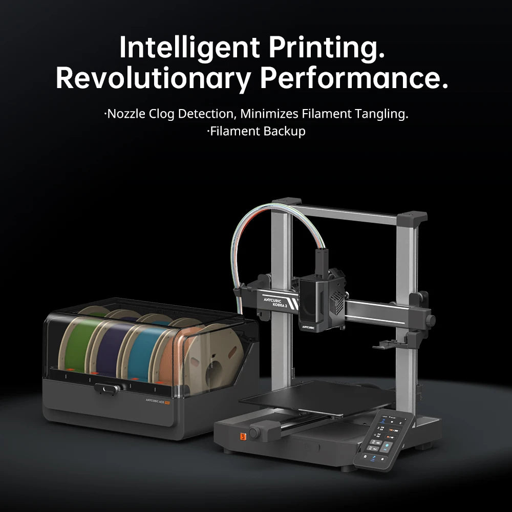 3 Combo Multi-Color FDM 3D Printer Max 600mm/s Printing Speed Build Size 250x250x260mm