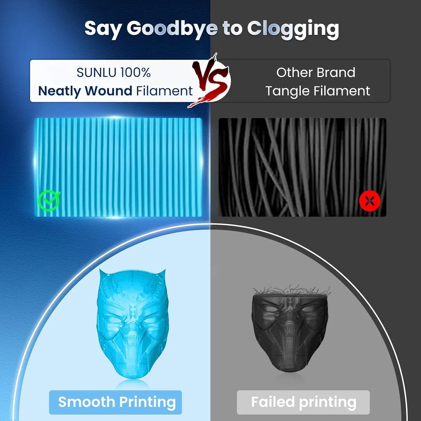 Pla Plus 3D Filament 1.75mm Good Toughness Multicolor Neatly Wound PLA+ Filaments for FDM 3D Printing Materials 5KG