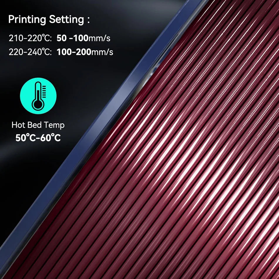 TPU SILK 3D Printer Filament 98A TPU Filament 1.75mm Silk Rainbow SILK PLA PLUS 3D Filament Glossy Silk Surface 5Rolls/set