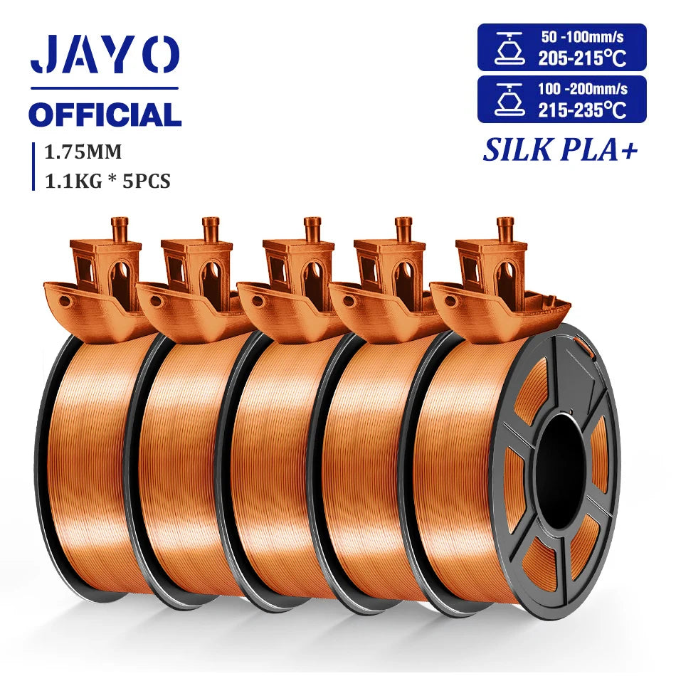 TPU SILK 3D Printer Filament 98A TPU Filament 1.75mm Silk Rainbow SILK PLA PLUS 3D Filament Glossy Silk Surface 5Rolls/set
