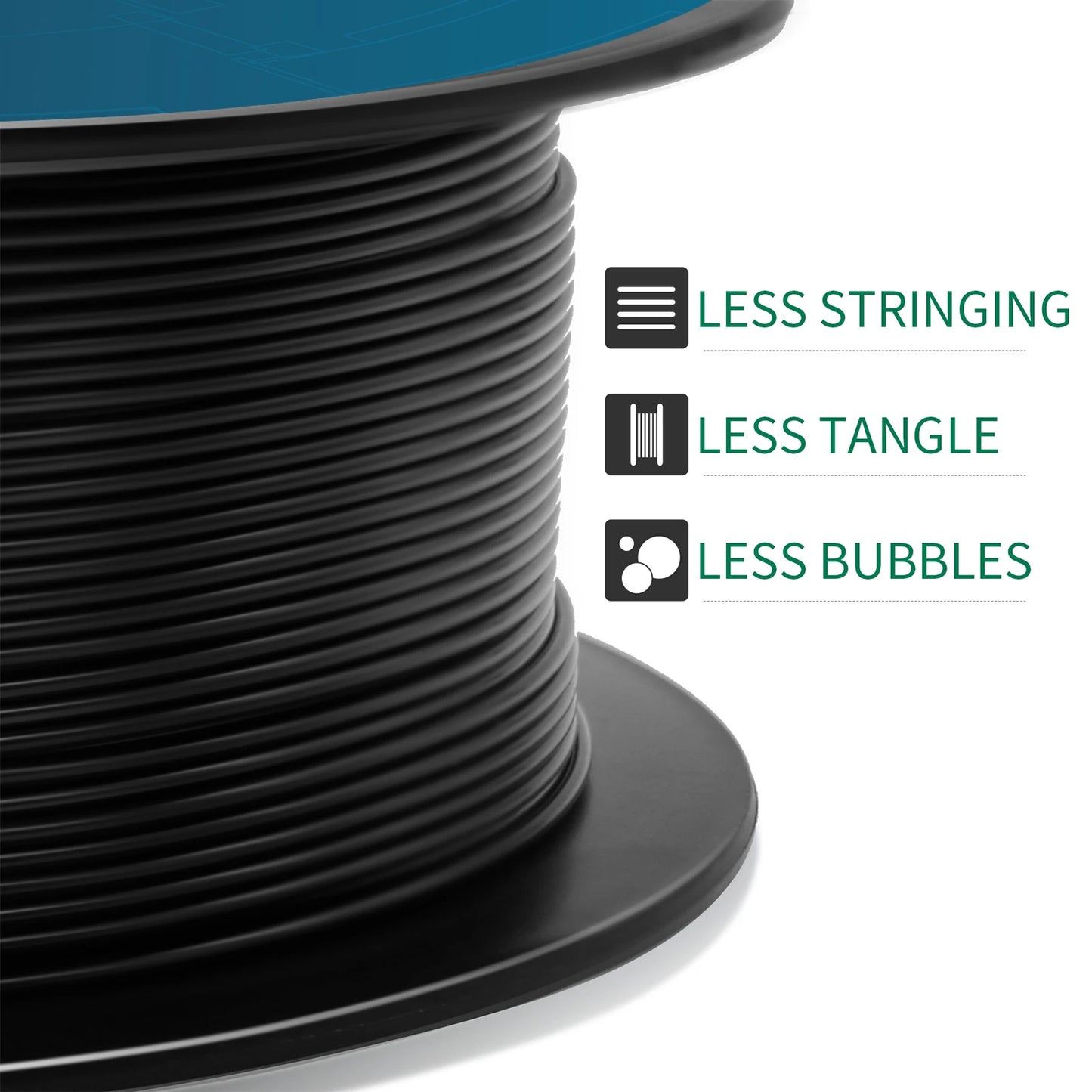 PETG 10kg 1.75mm Filament 3d print wire Vacuum Packaging Local Warehouses Colorful Plastic for most FDM 3D printer