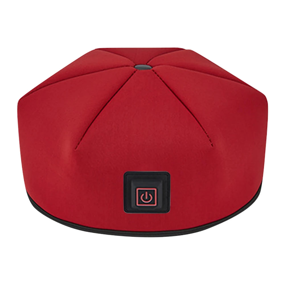 Red Light Hair Growth Cap, Hair Growth Hat Rechargeable Red Light Therapy Cap Hair Regrowth Beanie for Men Women