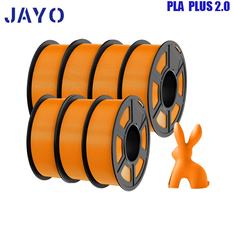 pla plus 2.0 3d printer filaments, 7rolls 1.75mm multi-color 3D printing material for 100% bubble free and FDM 3D printer
