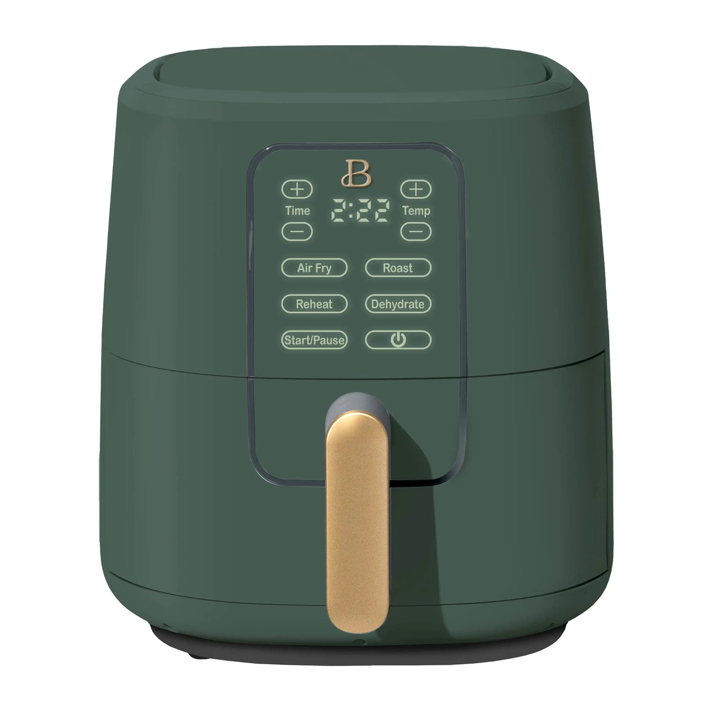 Beautiful 6 Qt Air Fryer with TurboCrisp Technology and Touch-Activated Display, Black Sesame by Drew Barrymore