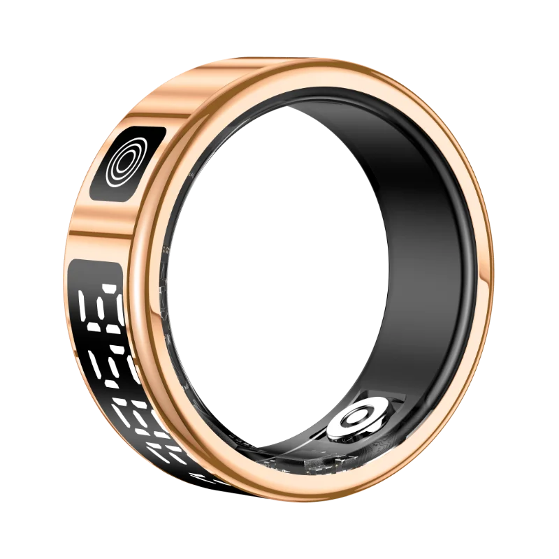 New RS08 Smart Ring 5ATM Waterproof Health Monitor Heart Rate Blood Oxygen Sleep Monitoring Sleep Ring for Men Women for Xiaomi