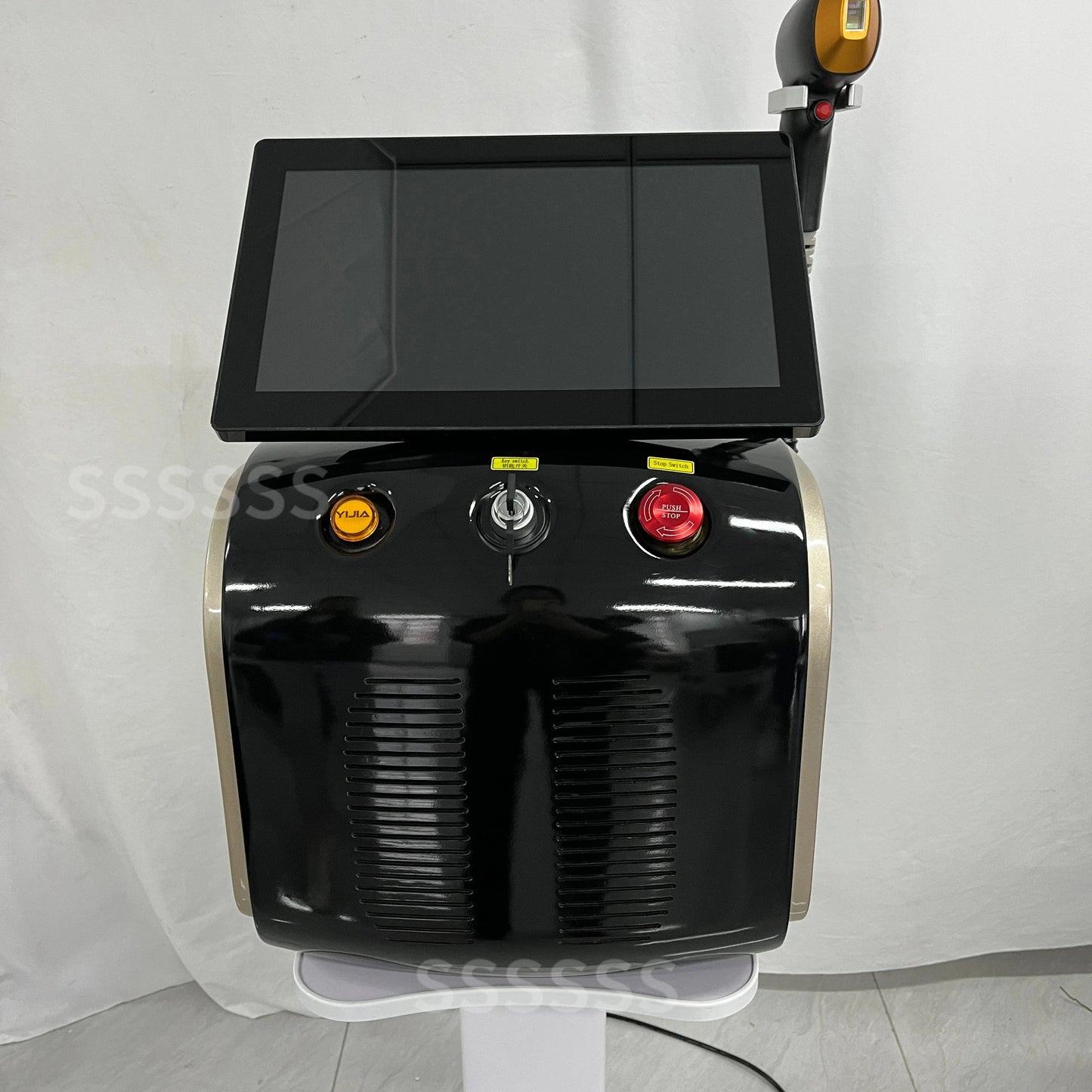 Laser Hair Removal Machine, 3 wave Ice Titanium, Painless Permanent Device for Professional Salon Depilator 808nm Diode