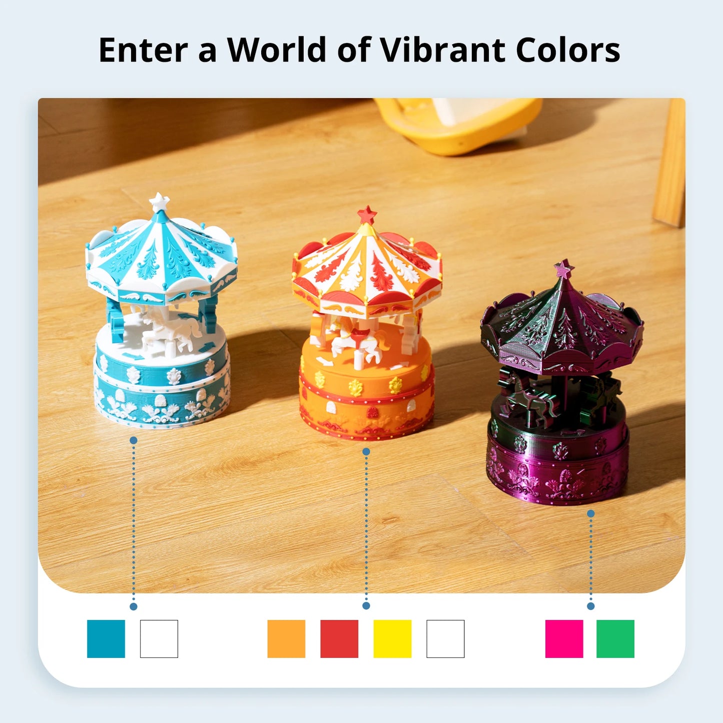 ACE Pro For Kobra S1/Kobra 3/Kobra 3 MAX Filament Box, Auto Drying Filament Back Up Support 4 Color Printing