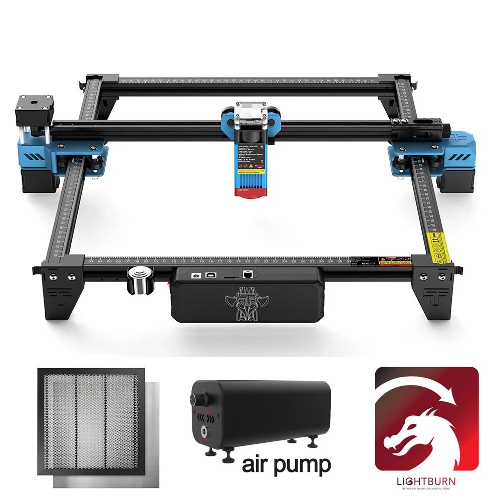 TTS-55 40W Laser Engraver Machine DIY Frame Fast High Precision Cut For Metal Wood Stainless Steel Cutter TTTS-10 PRO