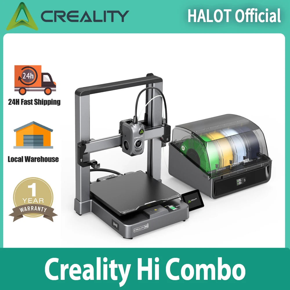 Hi Combo / Hi 3D Printer with Multi-color CFS RFID Filament Reading Fully Automated Filament Detection Size 26*26*30CM