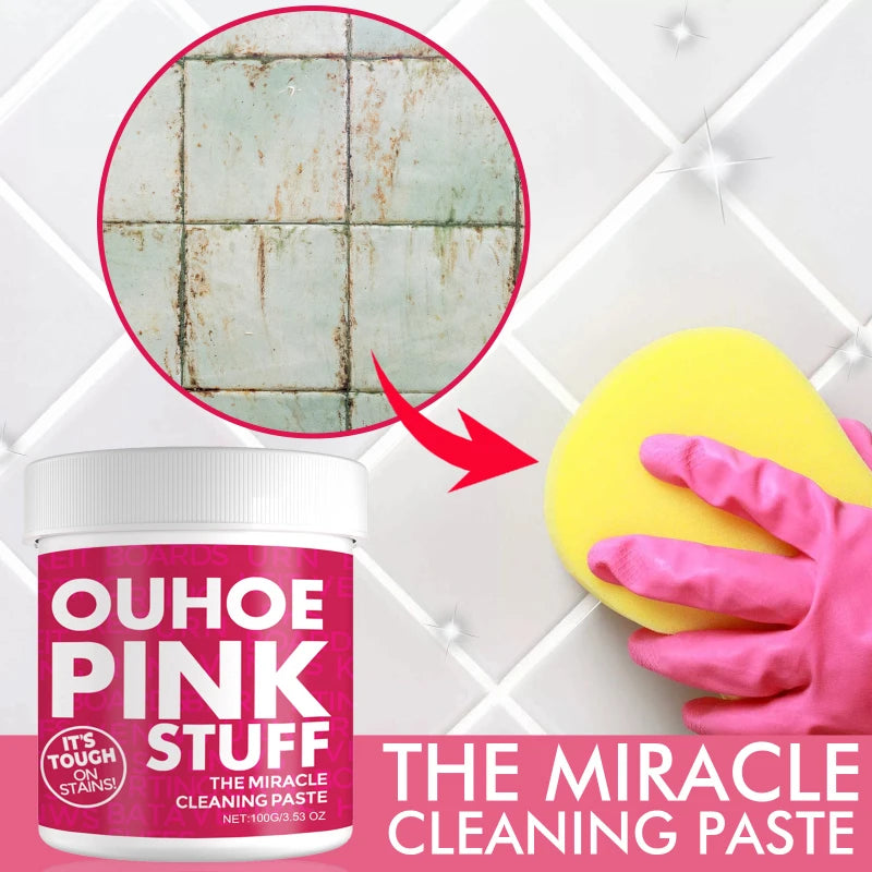 Heavy Duty Cleaning Paste for Kitchen Oil Stains, Multi-Purpose Mild Cleaning Powder for Oven, Stove, and Appliances - Universal