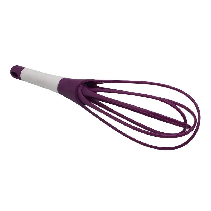 Multifunctional Rotary Manual Egg Beater Mixer Mini Plastic Kitchen Egg Whisk Bake Tool Egg Agitator Silicone Eco-Friendly