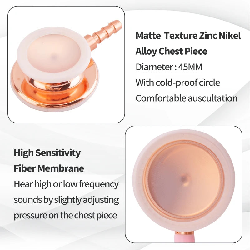 Professional Doctor Medical Stethoscope Heart Lung Cardiology Single Head Stethoscope Nurse Student Vet Medical Equipment Device
