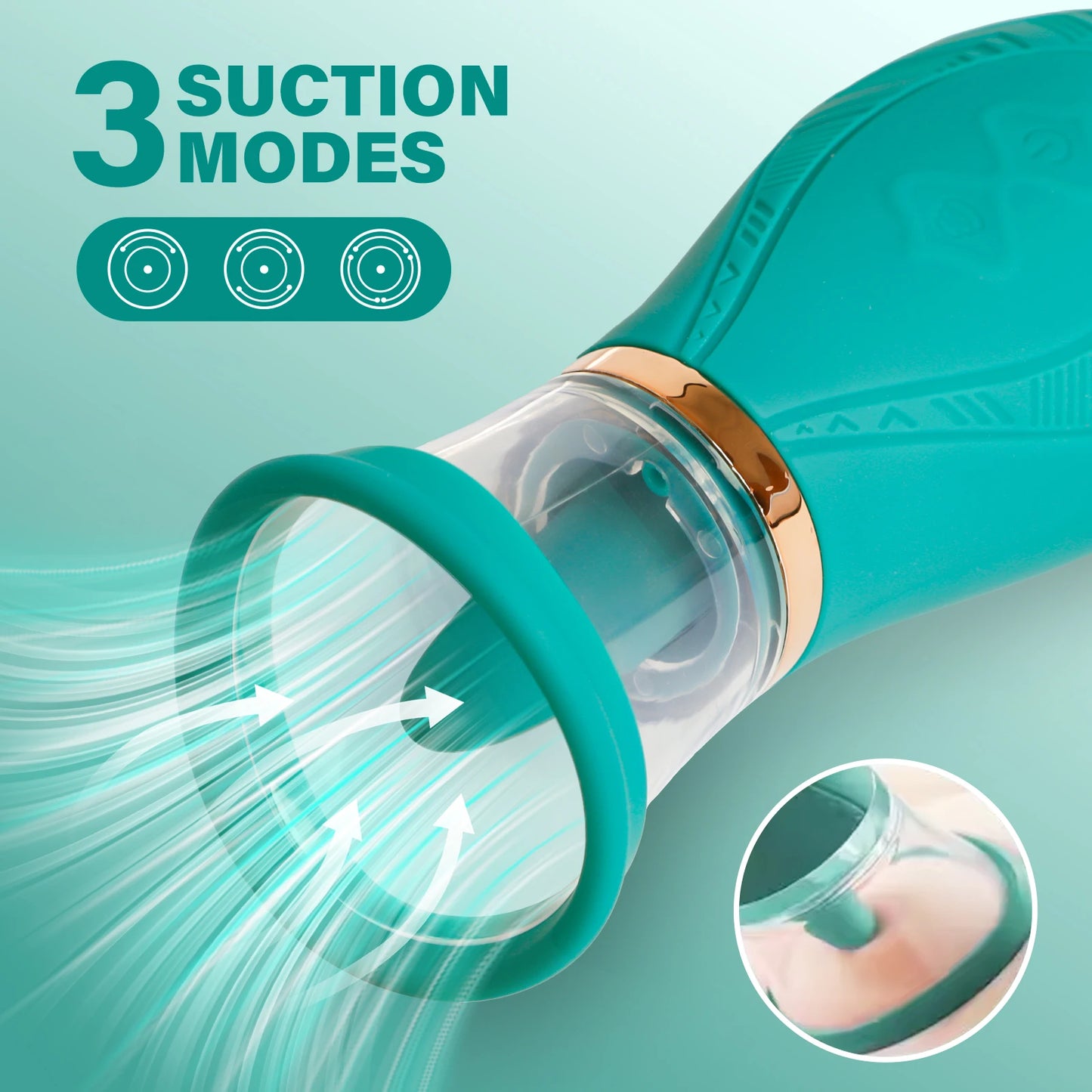 3 Sucking 9 Licking Mode, Nipple, Clitoris Suckers for Fast Orgasm, Tongue Vibrator, Adult Toys for Female Couples