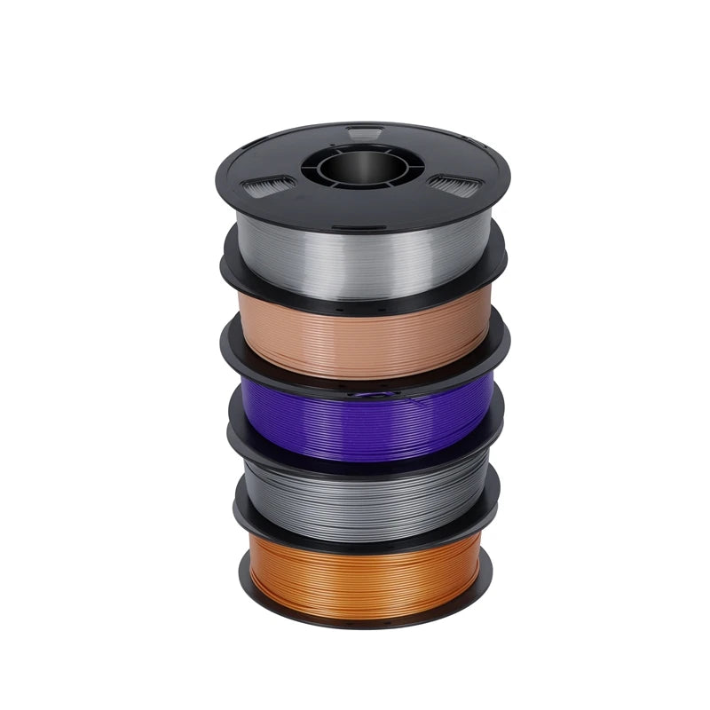 22LBS PETG Filament 3D Printer Filament 10 5 Rolls 1KG 1.75mm Bundle Multicolor Accuracy +/- 0.02mm 10kg 5kg PETG, Plastic Spool