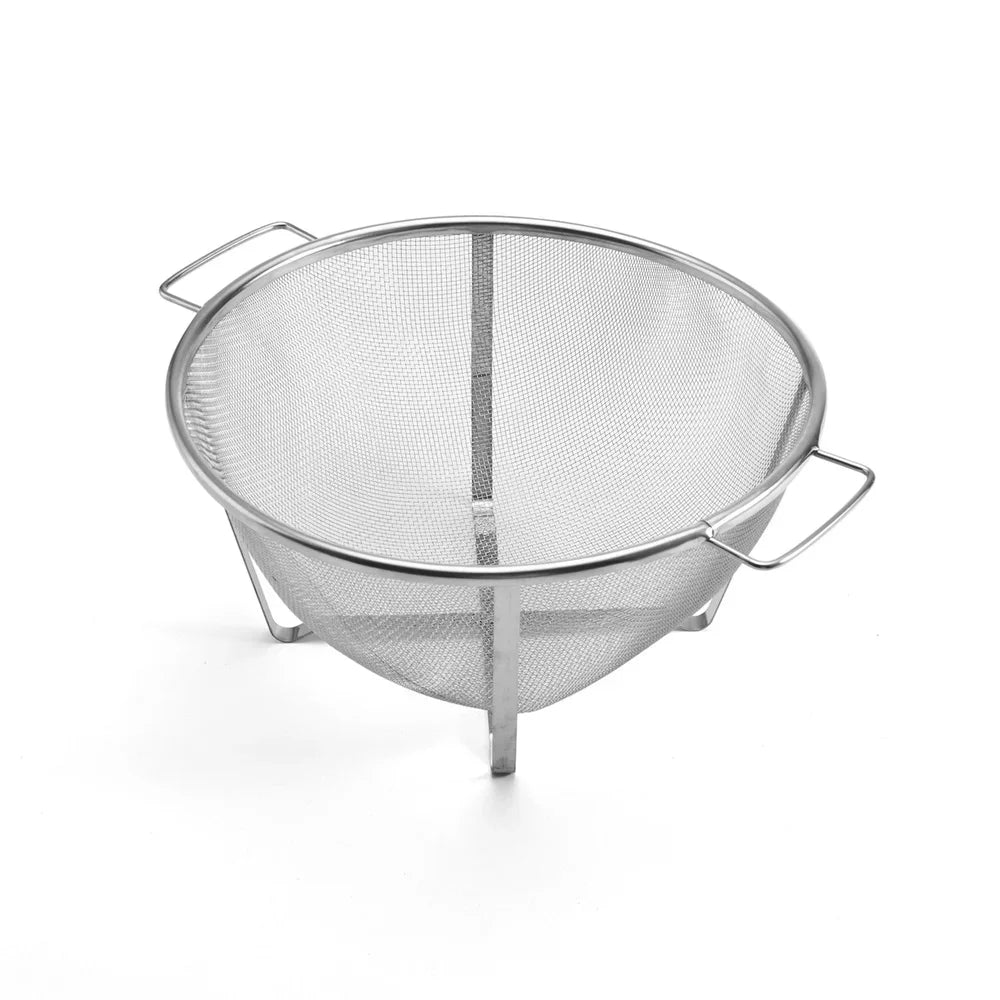 Classic Stainless Steel Strainer Basket Wire Mesh Pasta Fruit Vegetable Drainer Dishwasher Safe Cooking Tools Kitchen Gadgets