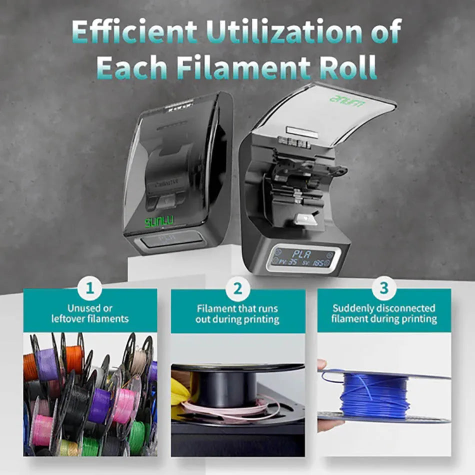 Filament Connetor For 3D Filament, 1.75mm PLA / ABS / PC / PCL / PA / PETG Fusion Splicer, 3D Printer Accessories