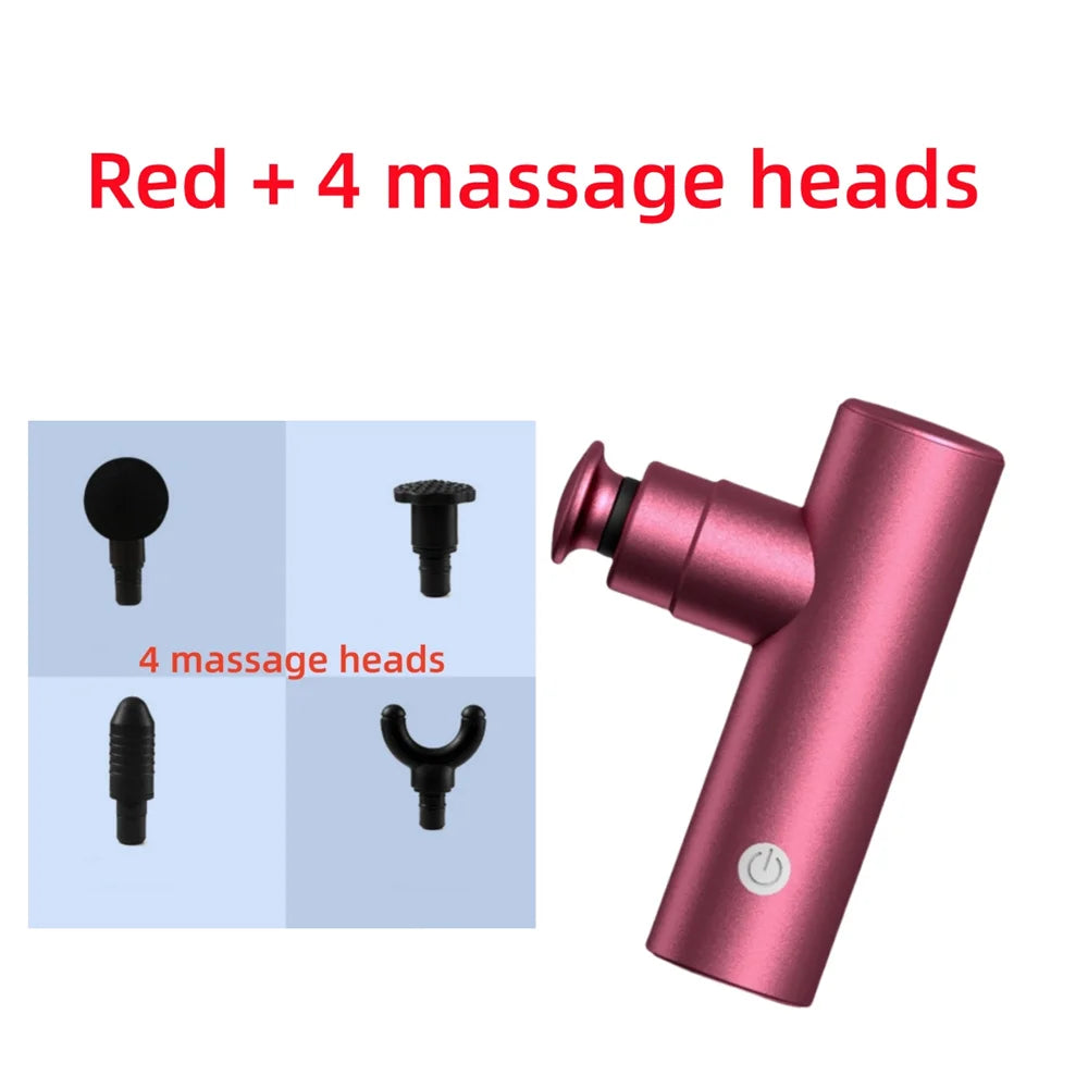 Fascia Gun Muscle Relaxation, Electric Vibration Massager, Long-lasting Endurance, Brushless Motor Noise Reduction