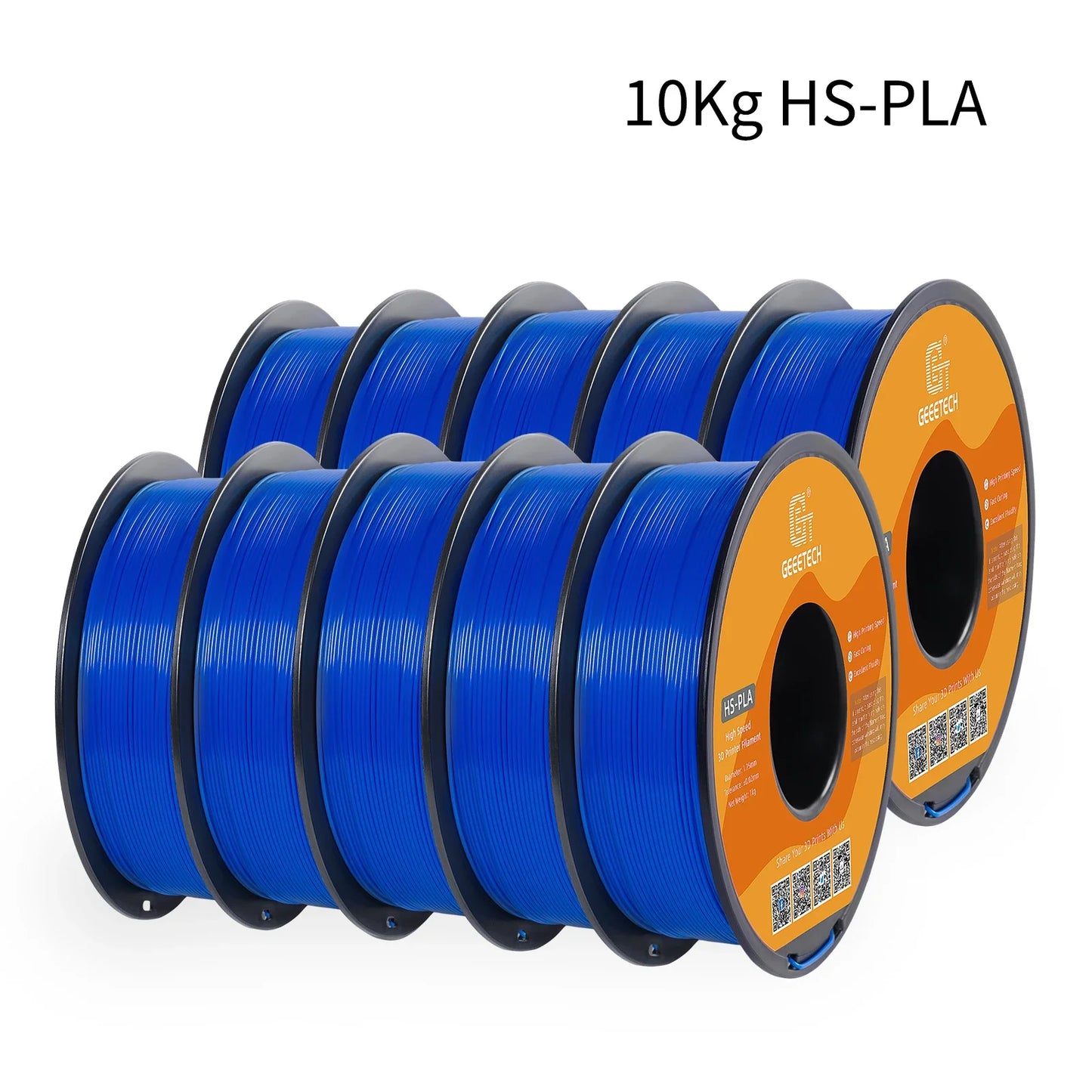 10Kg High Speed PLA 3d priner Filament 1kg 1.75mm, faster curing & printing speed, higher printing quality