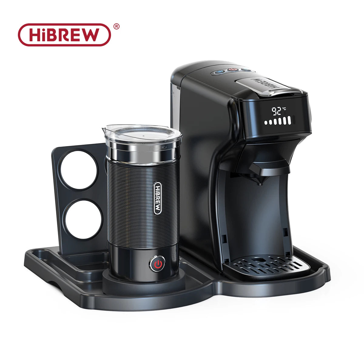 6in1 Capsule Coffee Machine, Hot/Cold Multiple Espresso, Cafeteria Cappuccino Coffee Maker, Dolce Gusto Nespresso Powder
