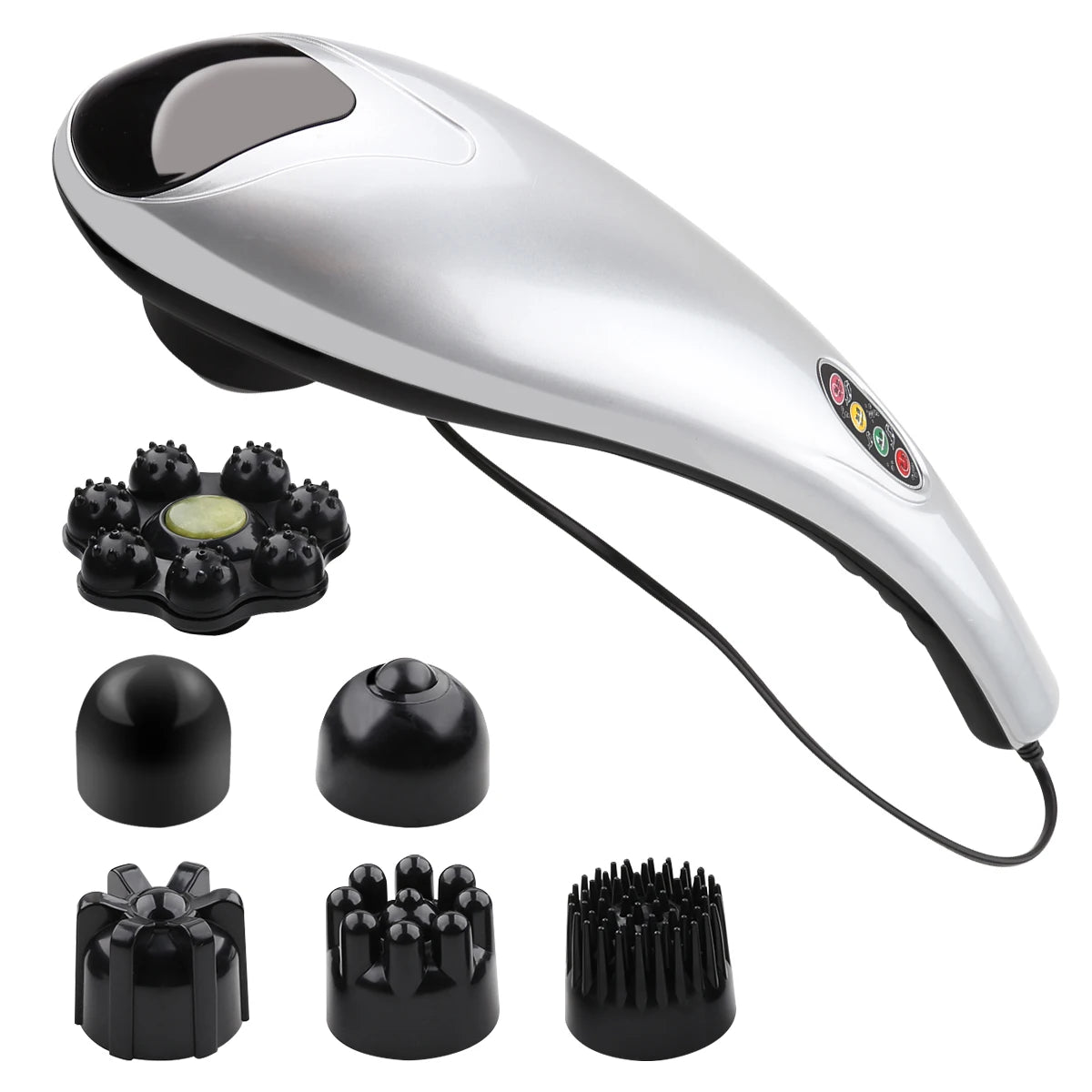 Electric Dolphin Back Vibration Infrared Stick Cervical Body muscle Massage Hammer