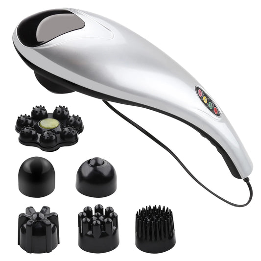Electric Dolphin Back Vibration Infrared Stick Cervical Body muscle Massage Hammer