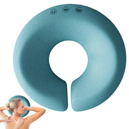 11.3x2.9in U-Shape Massage Face Pillow, Breathable Sponge Support Multipurpose U Shaped Neck Cushion for Spa Relaxation