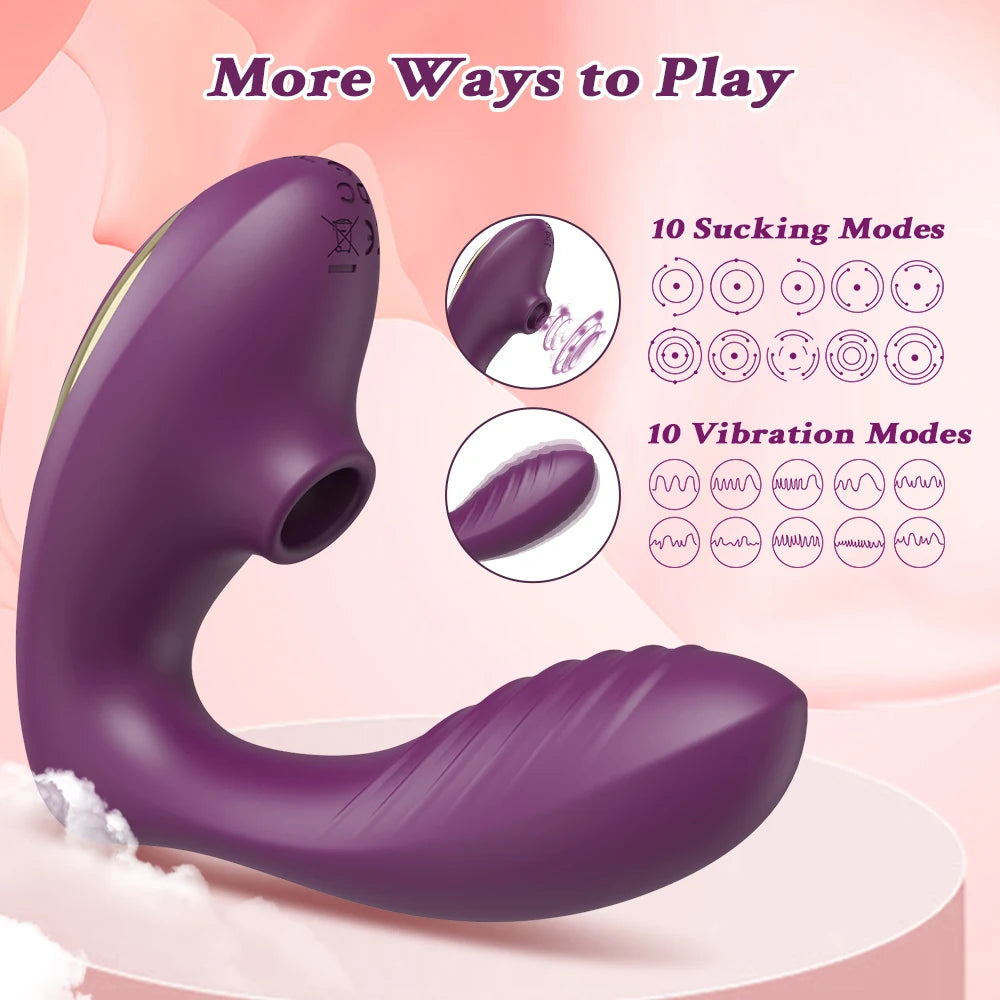 Powerful Sucker Clitoris Vibrator For Women, Clit Clitoral Sucking Vacuum, Stimulator G-Spot Dildo Vibrating Adults Sex Toys Goods