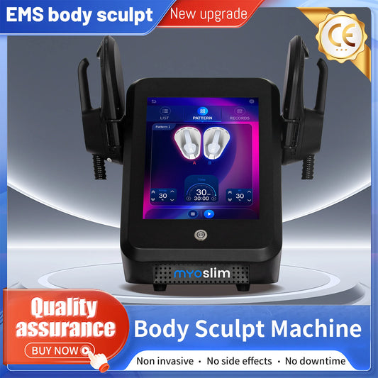RF Slimming EMS Body Sculpting Muscle Stimulation, 6500W Device Professional Grade Fat Reduction Toning Technology for Spa