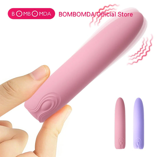10 Speed Mini Bullet Vibrator for Women, Fast Orgasm Clitoris Stimulator, Rechargeable Female Masturbation Goods, Sex Toy for Adult