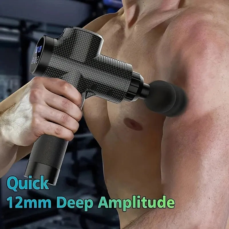 Deep Tissue Massage Gun, Portable Facial Muscle Massager Massage Pistol For Back Neck Body Muscle Fitness Tool