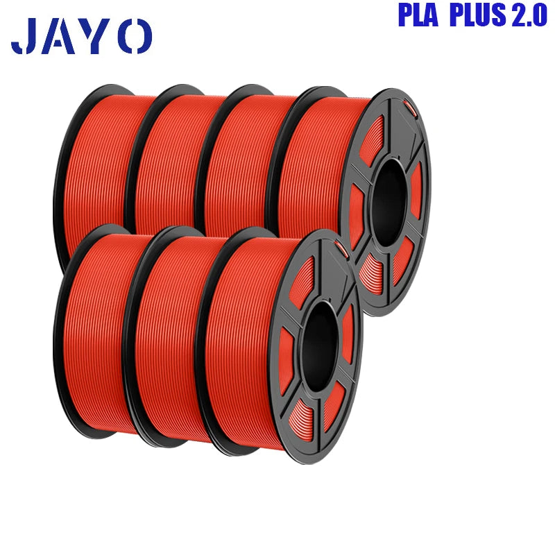 pla plus 2.0 3d printer filaments, 7rolls 1.75mm multi-color 3D printing material for 100% bubble free and FDM 3D printer