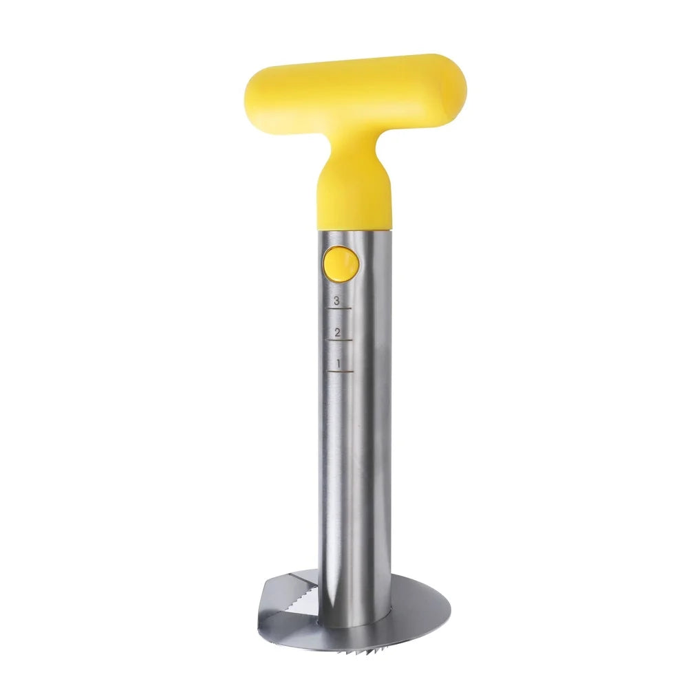 10 Inch Pineapple Corer Stainless Steel Slicer Ergonomic Handle Fruit Cutter Pineapple Peeler Kitchen Gadget Easy Coring