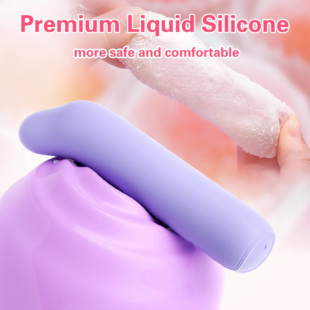 10 Speed Mini Bullet Vibrator for Women, Fast Orgasm Clitoris Stimulator, Rechargeable Female Masturbation Goods, Sex Toy for Adult