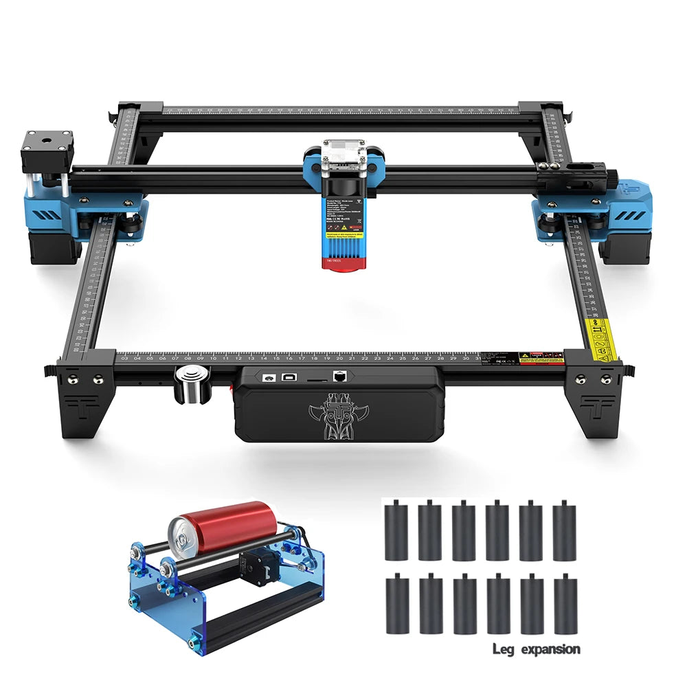 TTS-55 40W Laser Engraver Machine DIY Frame Fast High Precision Cut For Metal Wood Stainless Steel Cutter TTTS-10 PRO