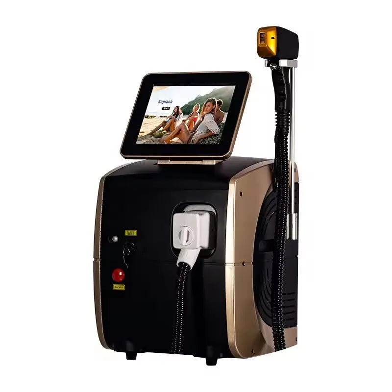 2026 emttneo Diode Laser Hair Removal Machine 4 Wavelengths Alexandrite Ice Cooling Permanent Hair Remover Salon Home Use