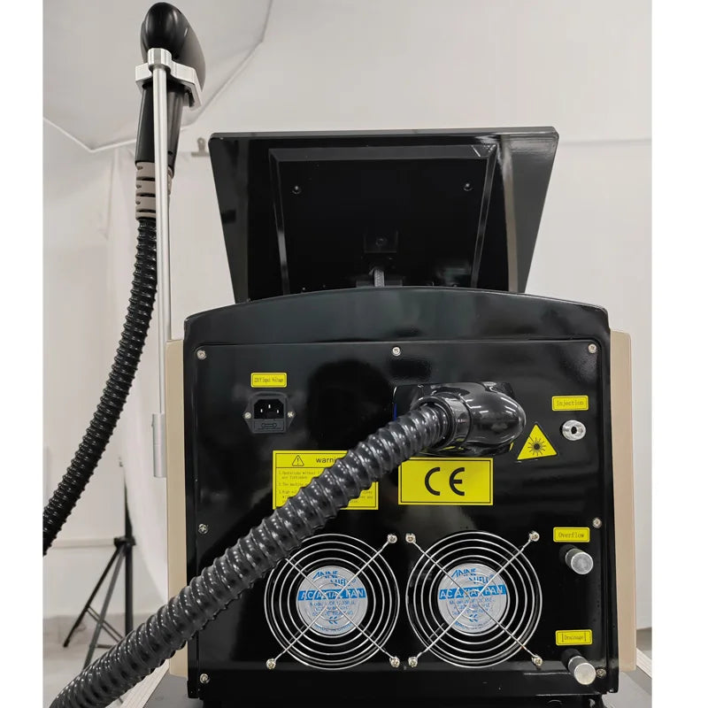Laser Hair Removal Machine, 3 wave Ice Titanium, Painless Permanent Device for Professional Salon Depilator 808nm Diode