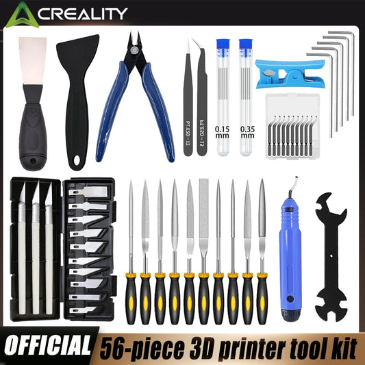 3D Printer Tool Kit,  Nozzle Cleaner, Scraper, Tweezers, File & Engraving Tools for Maintenance