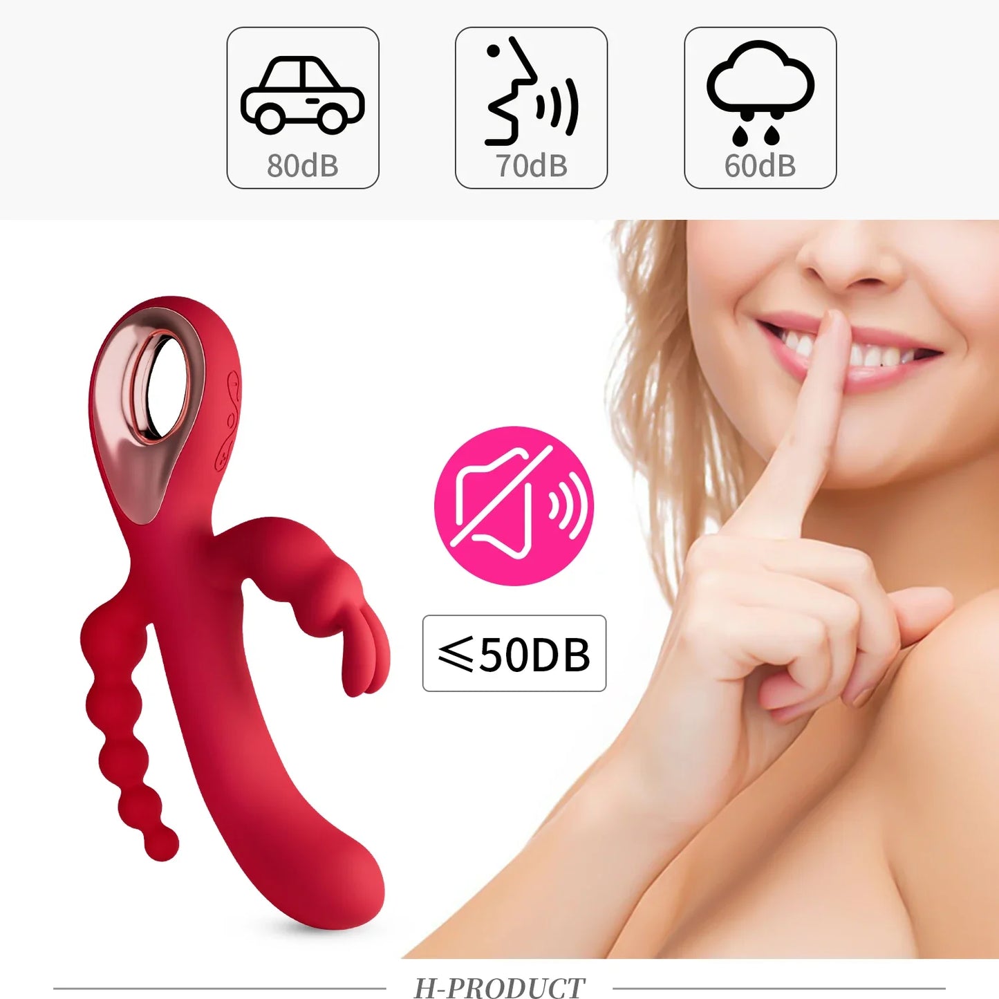 Rabbit Vibrator Realistic Dildo, Sex Toys for Women ,10 Vibration G Spot, Clitoral, Vibrators Stimulator Sex toy for Adults, Good 18+